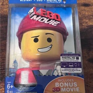 The LEGO Movie Everything Is Awesome Edition Blu-ray/DVD/3D Vitruvius Minifigure